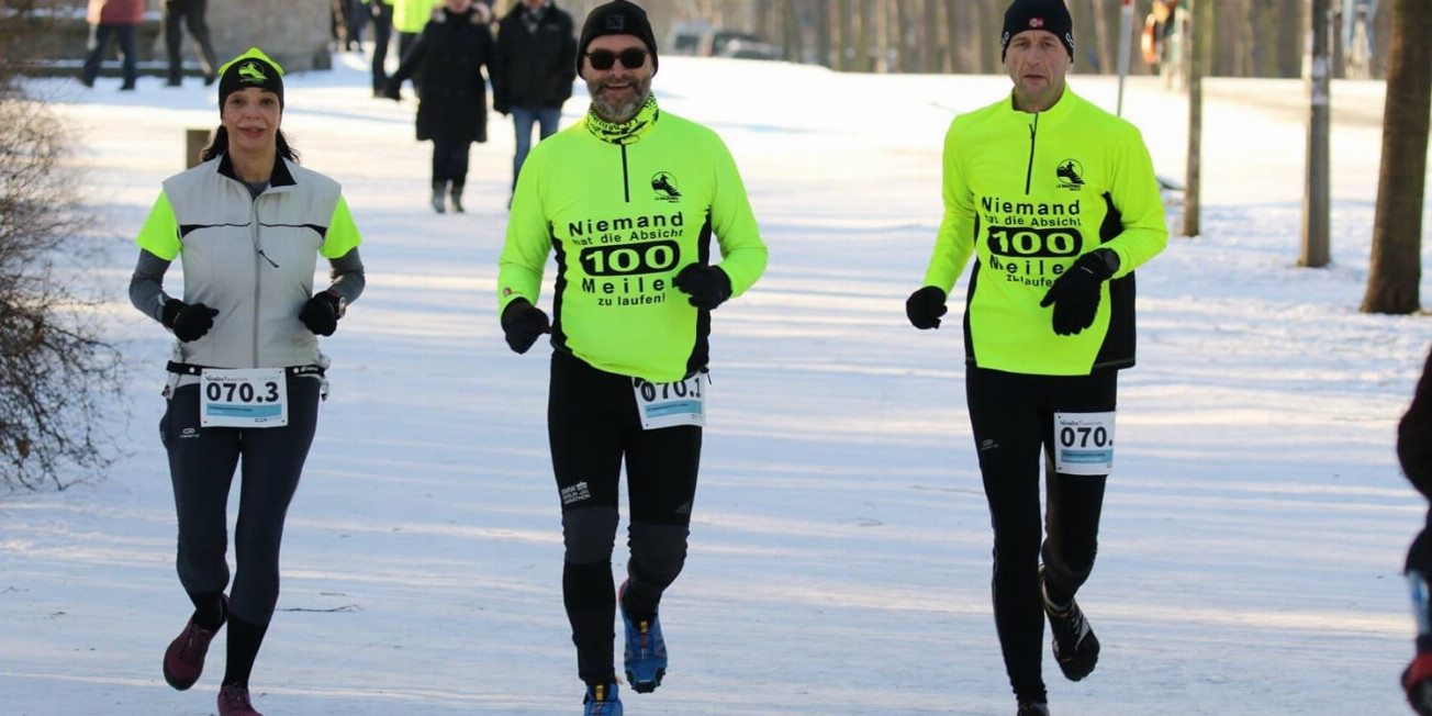 Wintermarathon in Leipzig